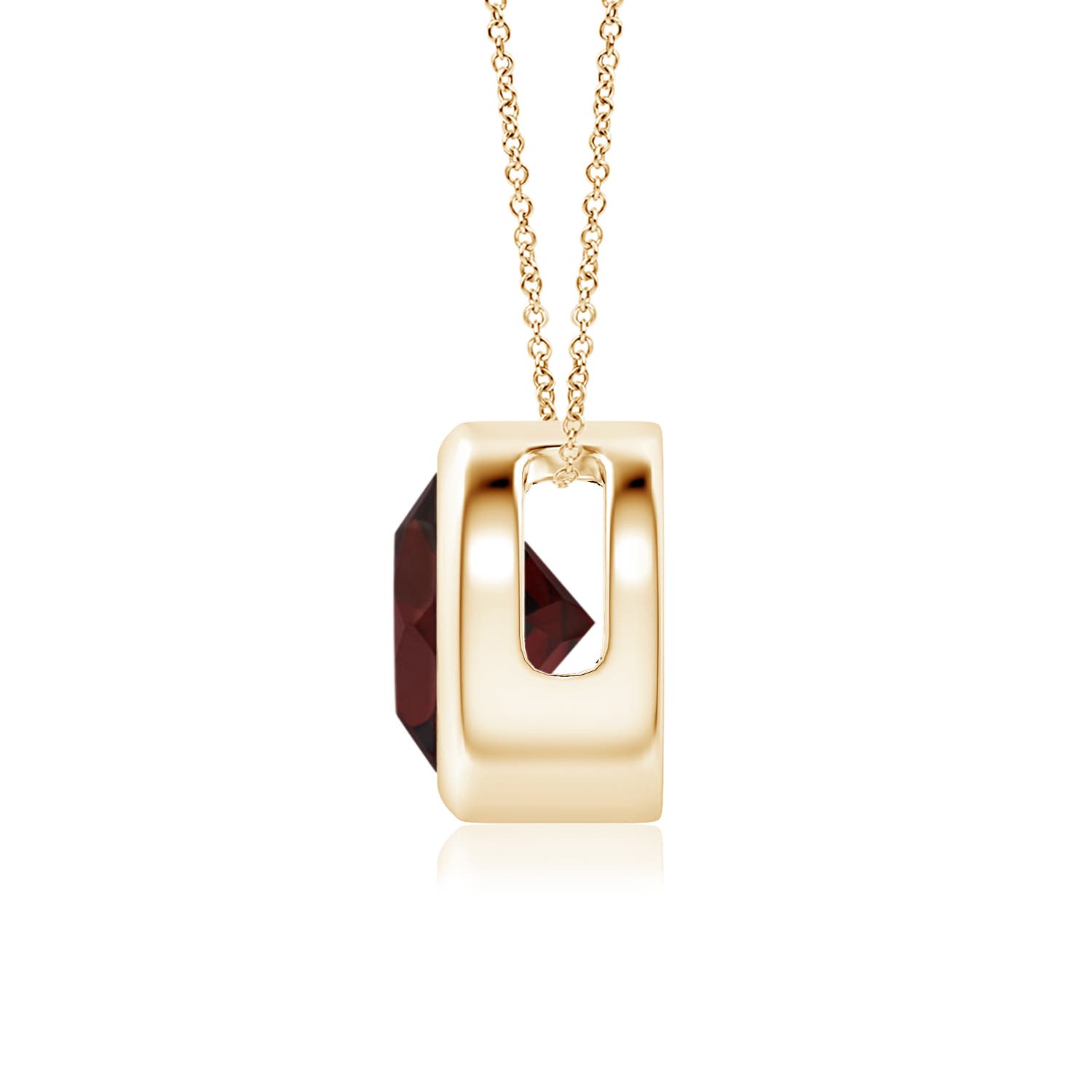 A - Garnet / 1.5 CT / 14 KT Yellow Gold