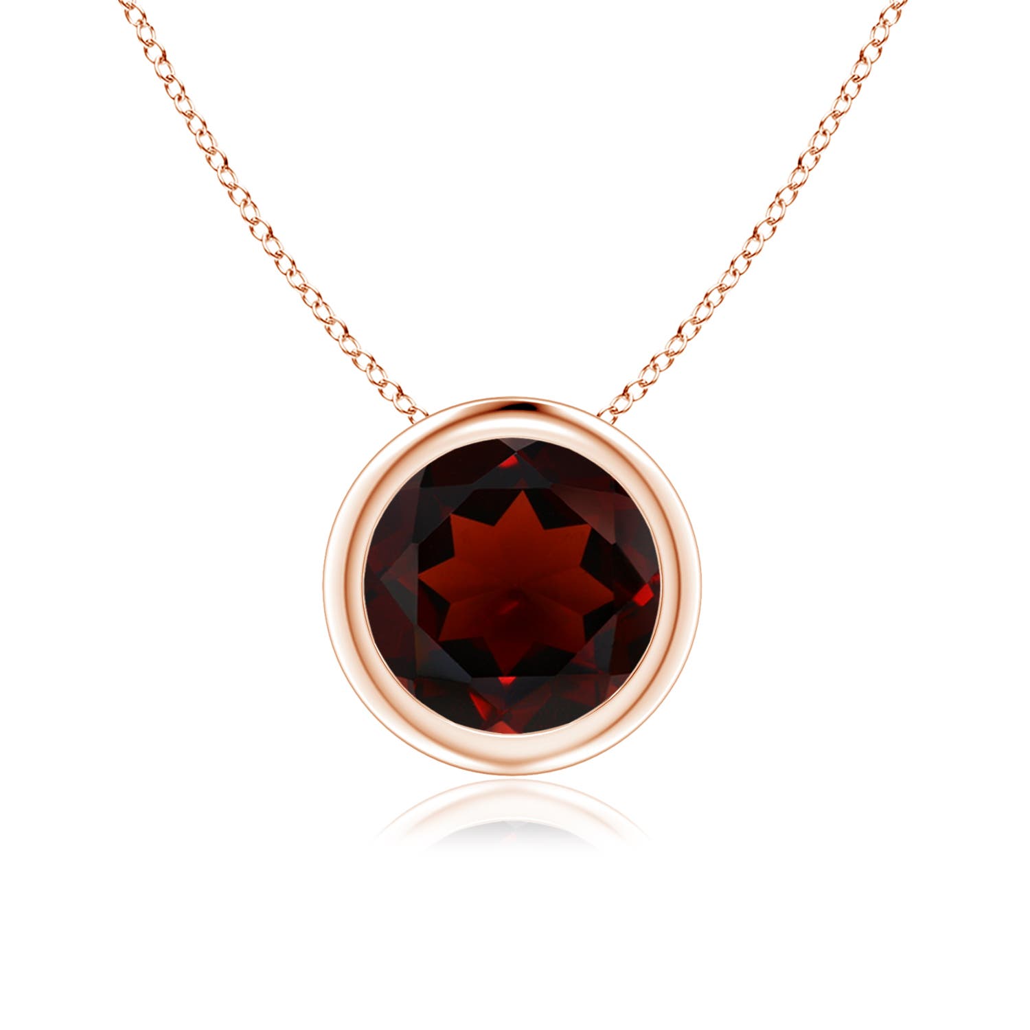 AA - Garnet / 1.5 CT / 14 KT Rose Gold