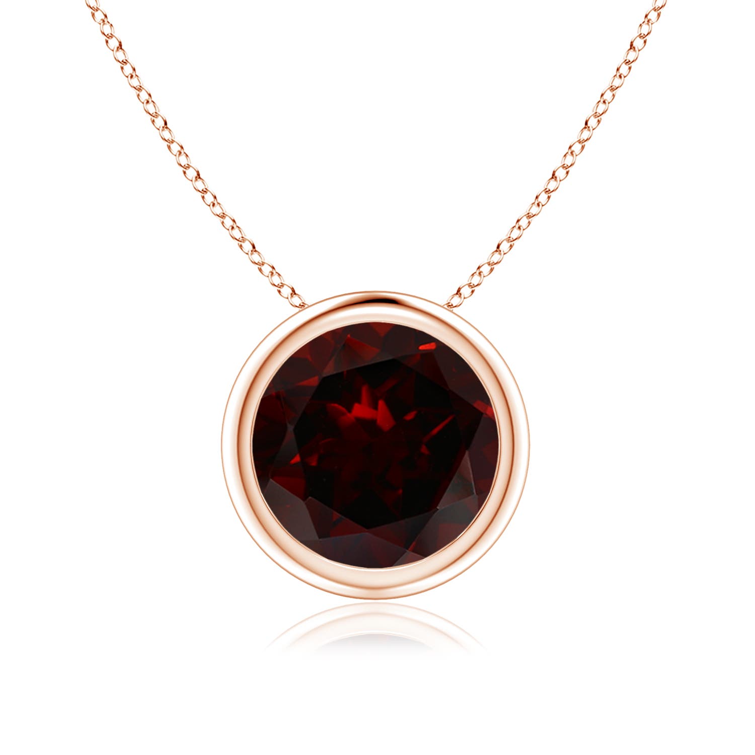 A - Garnet / 2.2 CT / 14 KT Rose Gold