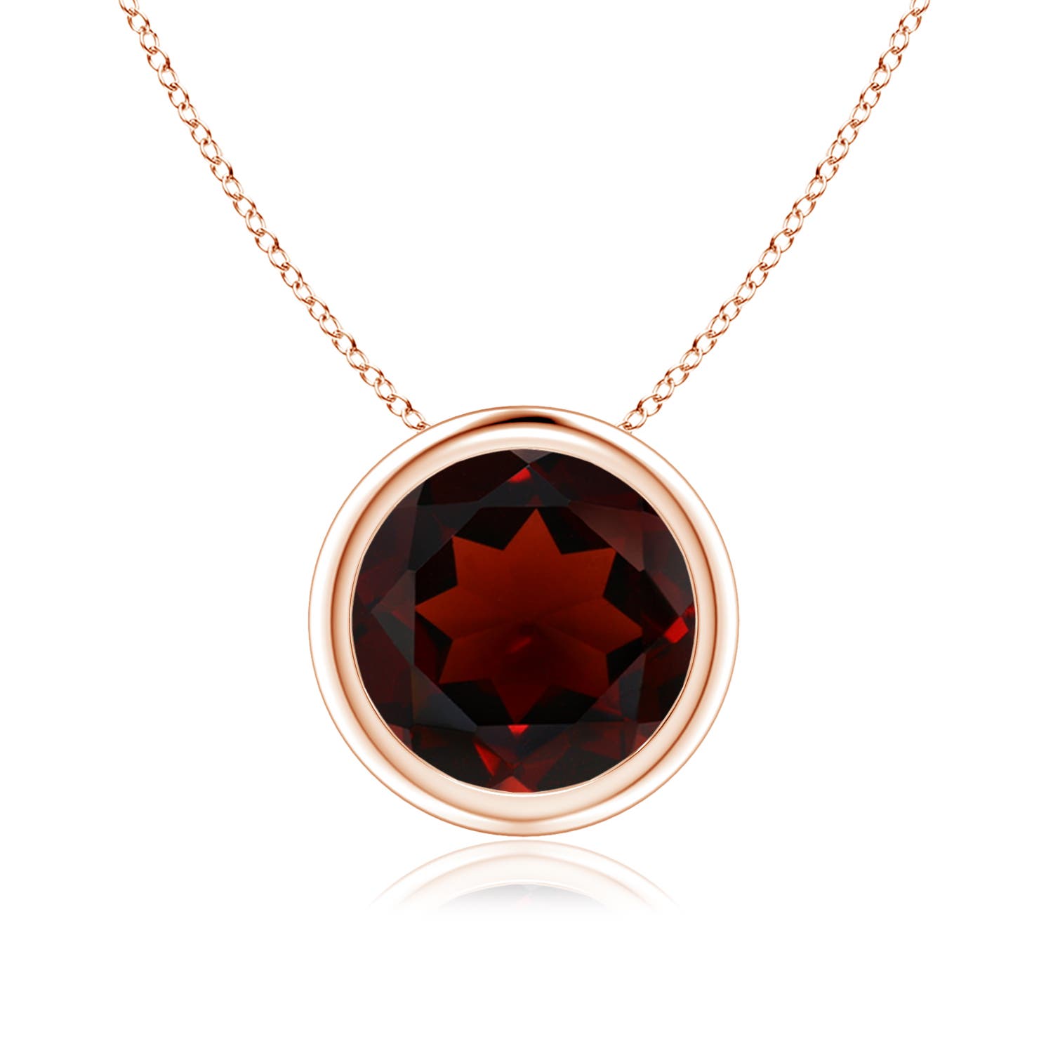 AA - Garnet / 2.2 CT / 14 KT Rose Gold