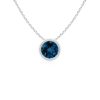 Round AAA London Blue Topaz