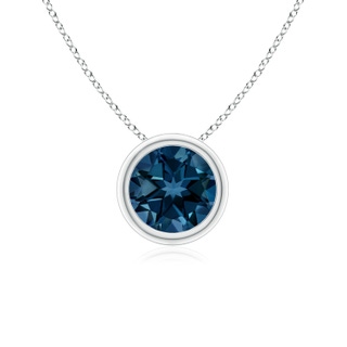 Round AAAA London Blue Topaz