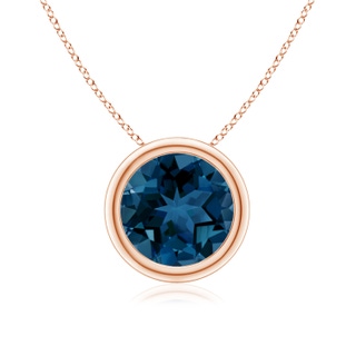 Round AAA London Blue Topaz