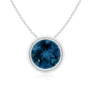 Round AAA London Blue Topaz