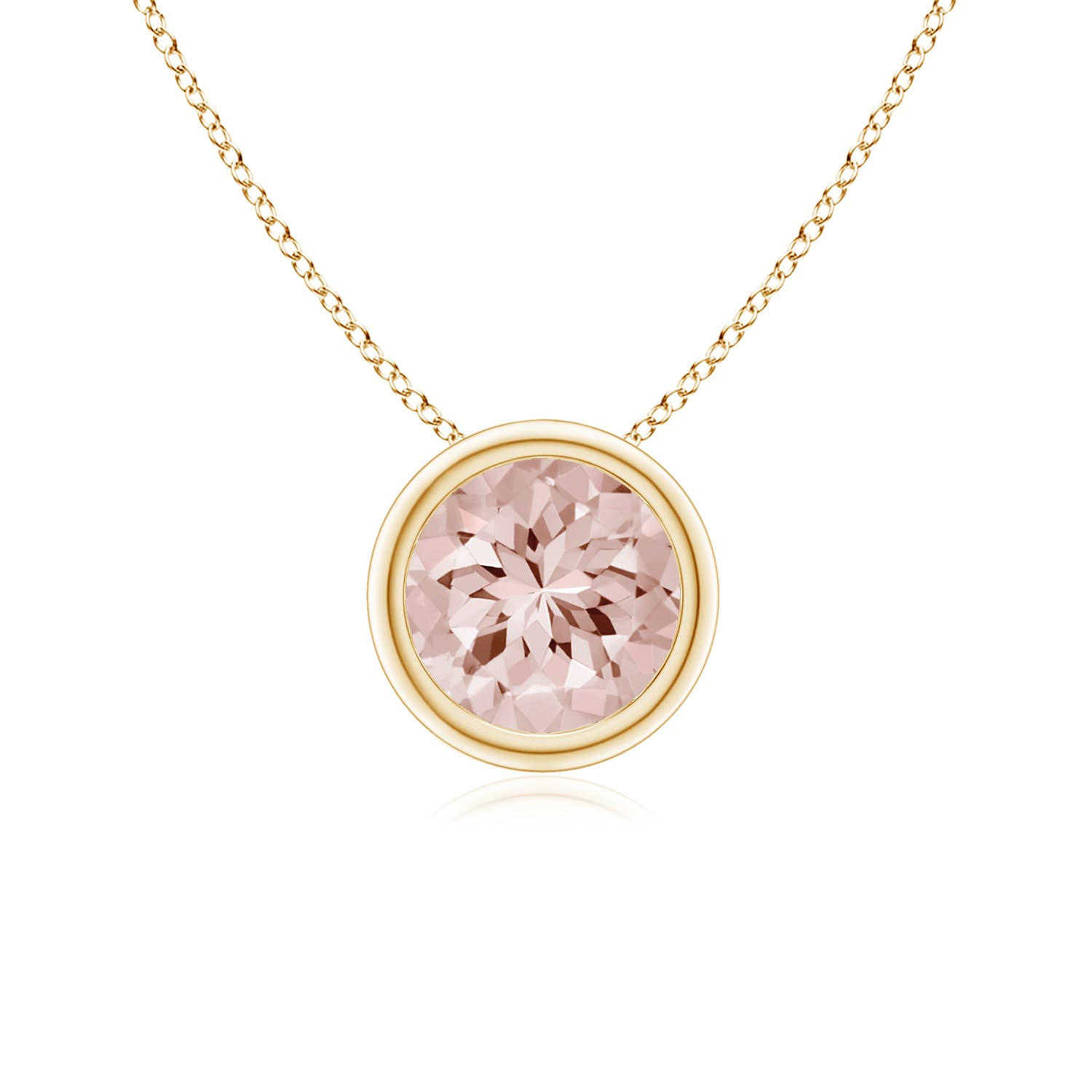 AA - Morganite / 0.7 CT / 14 KT Yellow Gold