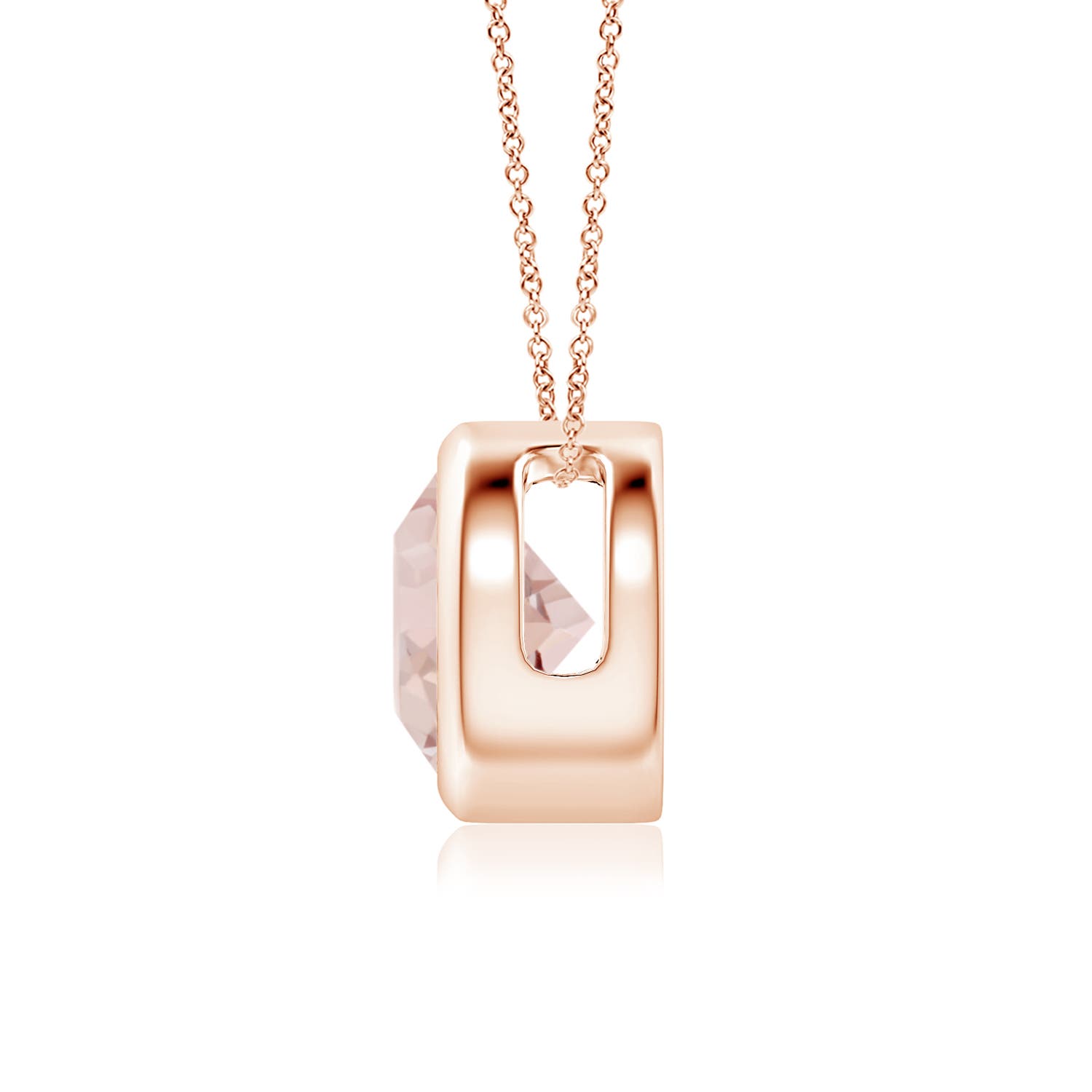 AA - Morganite / 1.1 CT / 14 KT Rose Gold