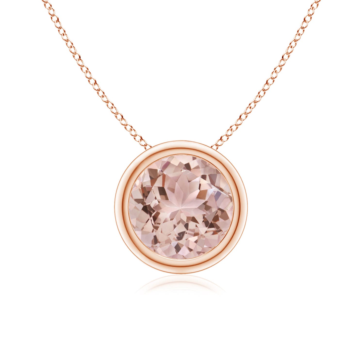 AAA - Morganite / 1.1 CT / 14 KT Rose Gold