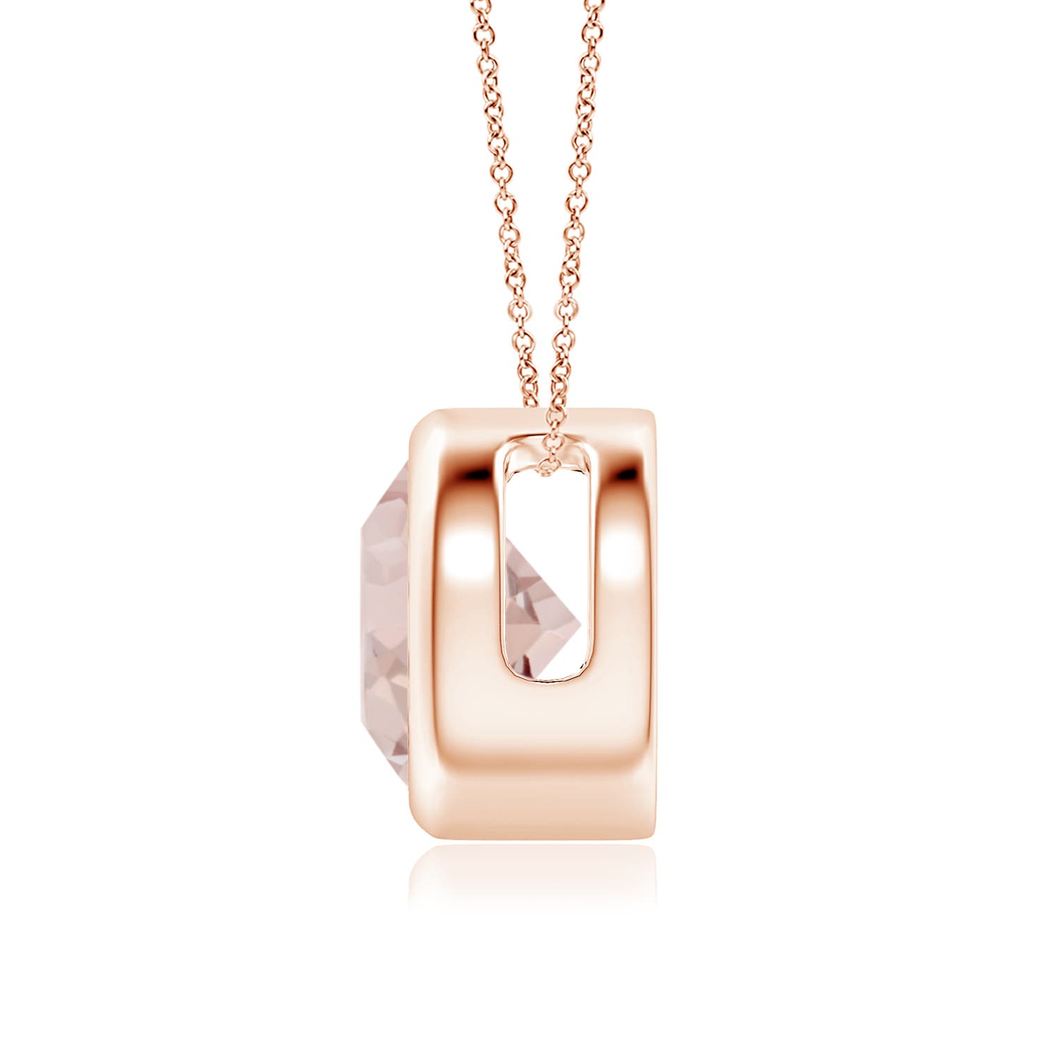 A - Morganite / 1.65 CT / 14 KT Rose Gold