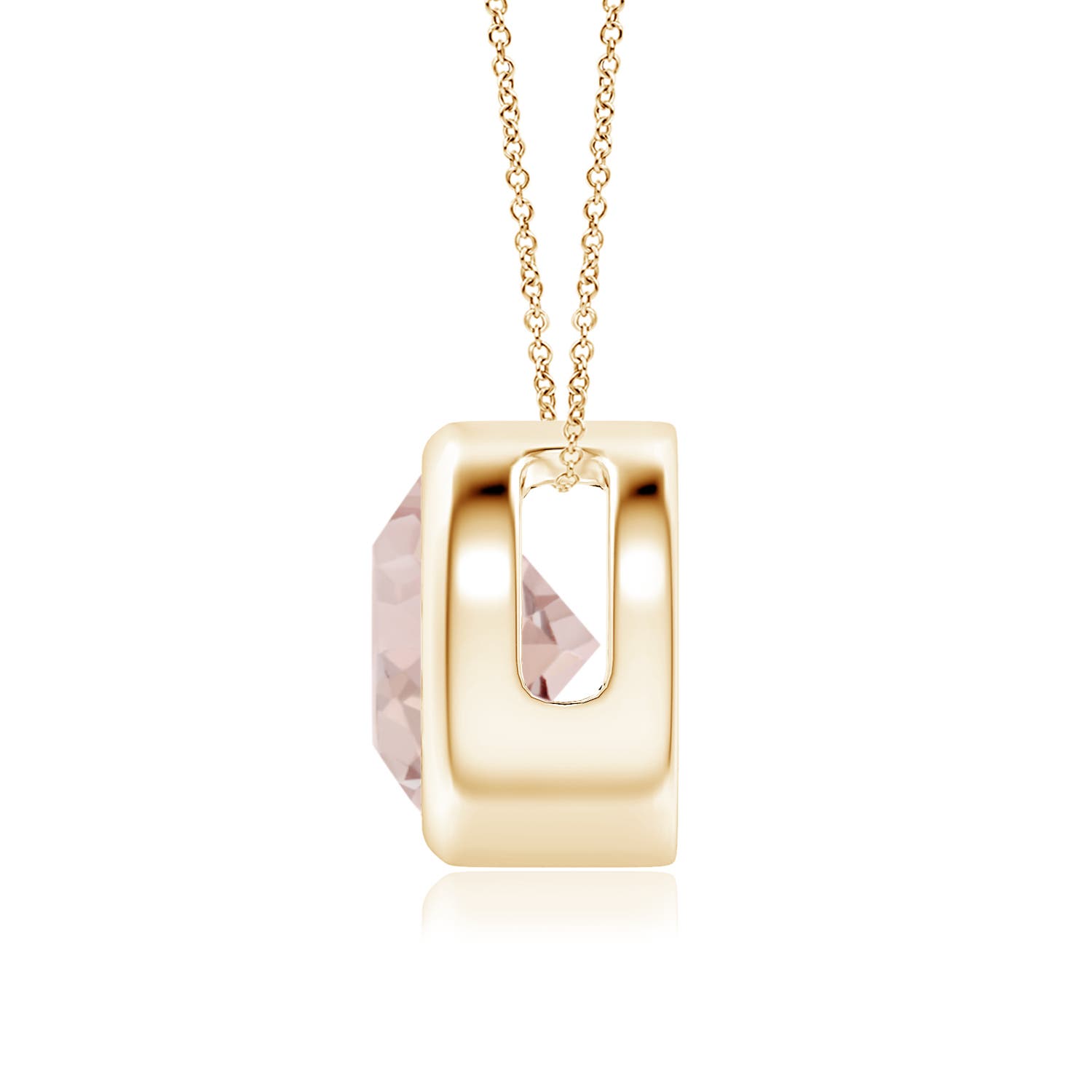 A - Morganite / 1.65 CT / 14 KT Yellow Gold