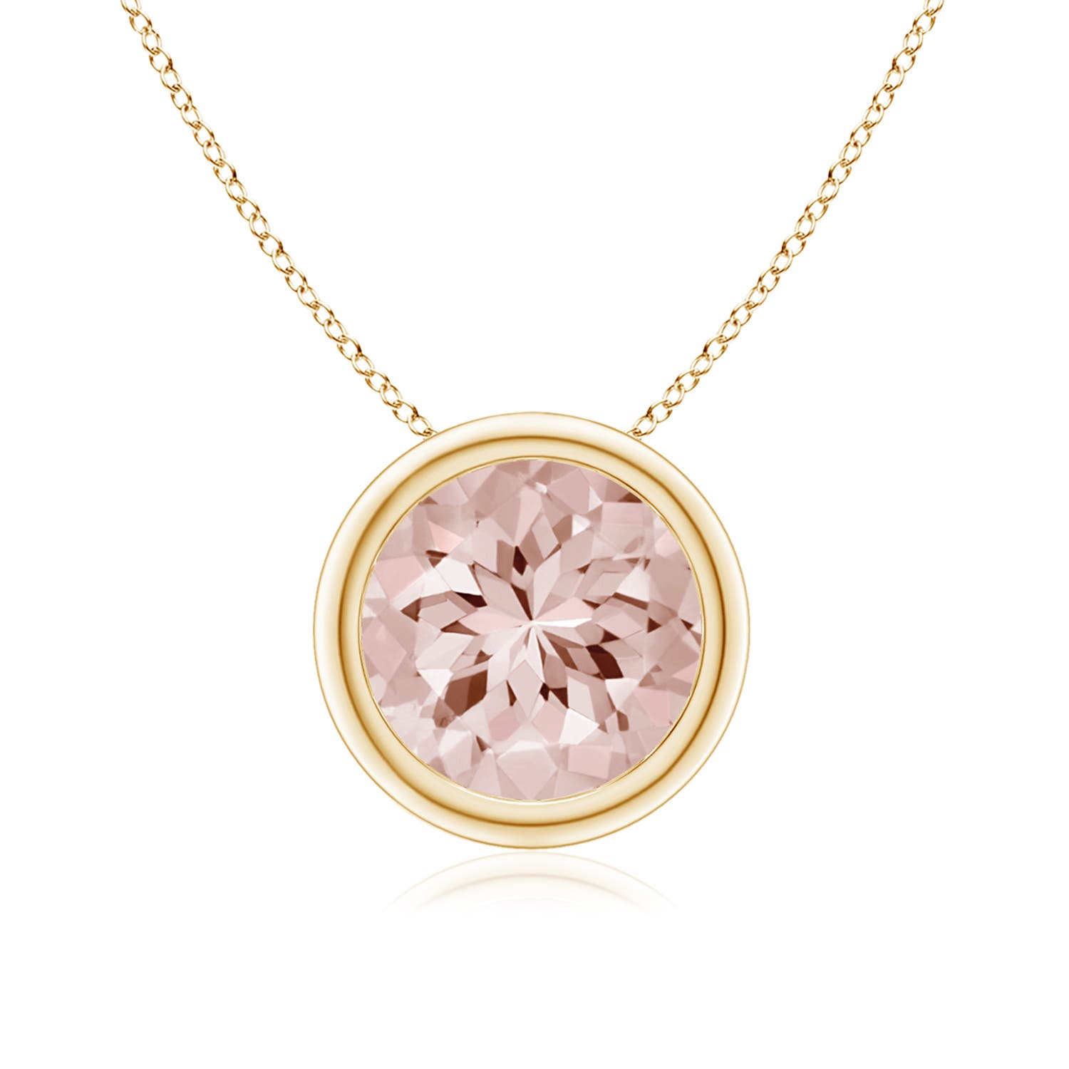 AA - Morganite / 1.65 CT / 14 KT Yellow Gold