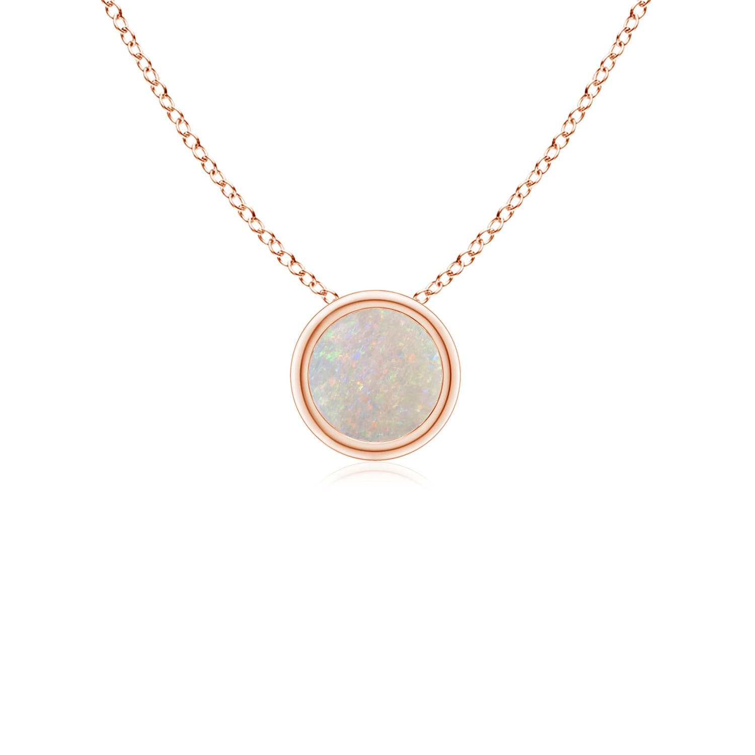 AA - Opal / 0.16 CT / 14 KT Rose Gold