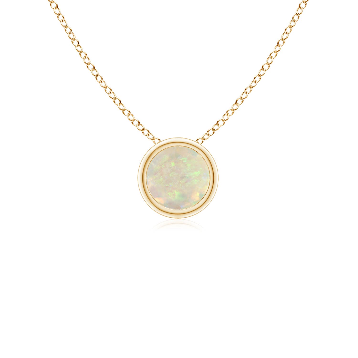 AAA - Opal / 0.16 CT / 14 KT Yellow Gold