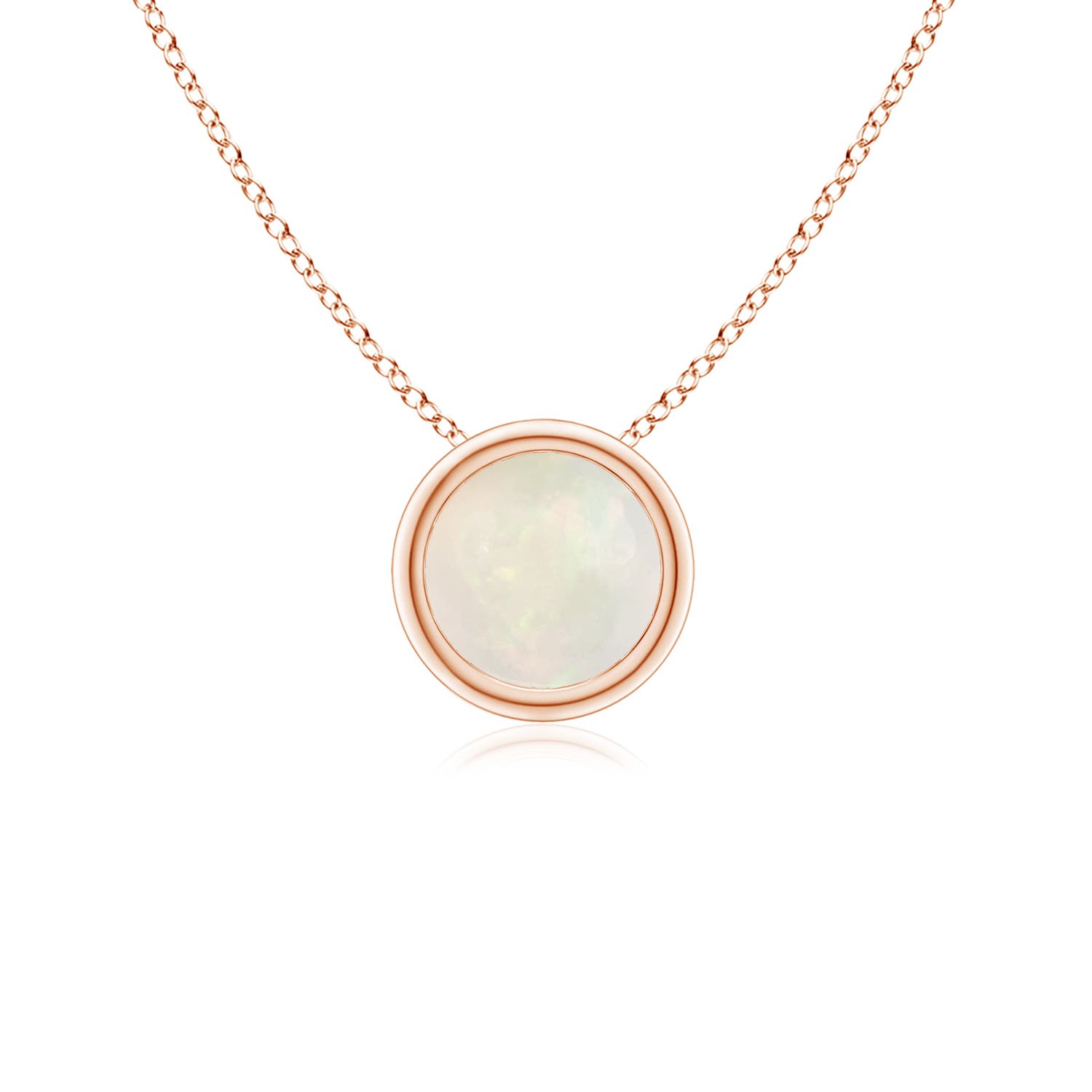 A - Opal / 0.33 CT / 14 KT Rose Gold