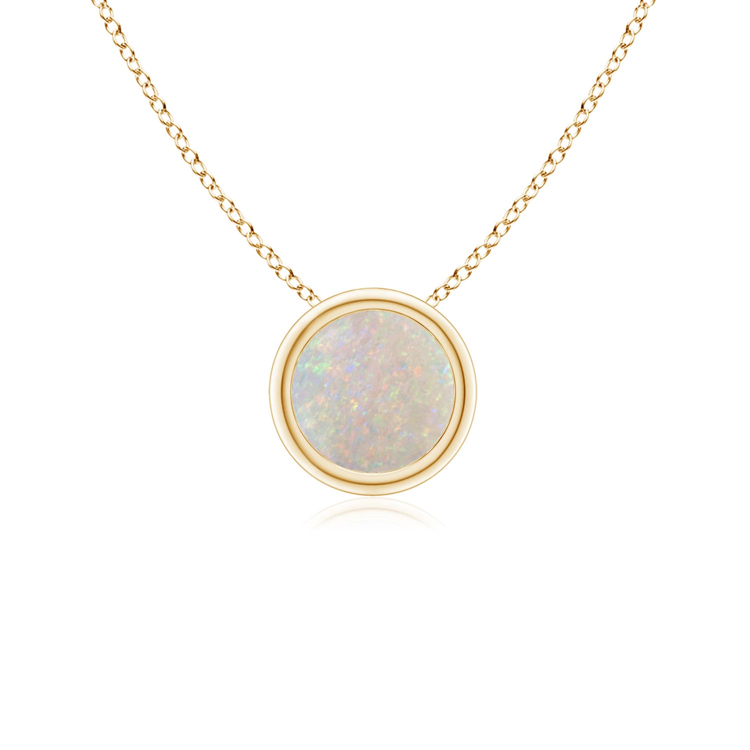 AA - Opal / 0.33 CT / 14 KT Yellow Gold