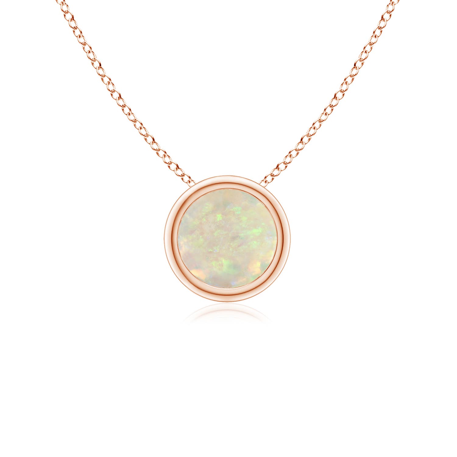 AAA - Opal / 0.33 CT / 14 KT Rose Gold