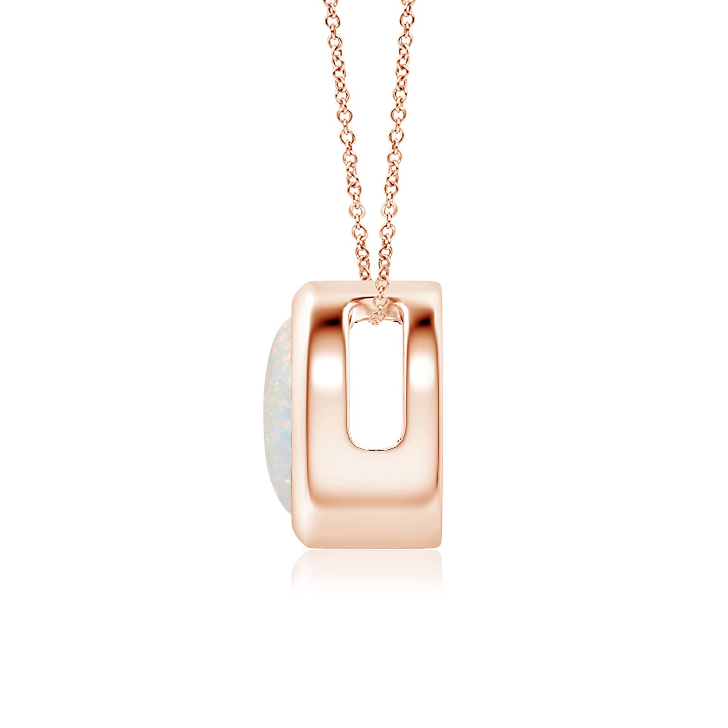 AA - Opal / 0.75 CT / 14 KT Rose Gold