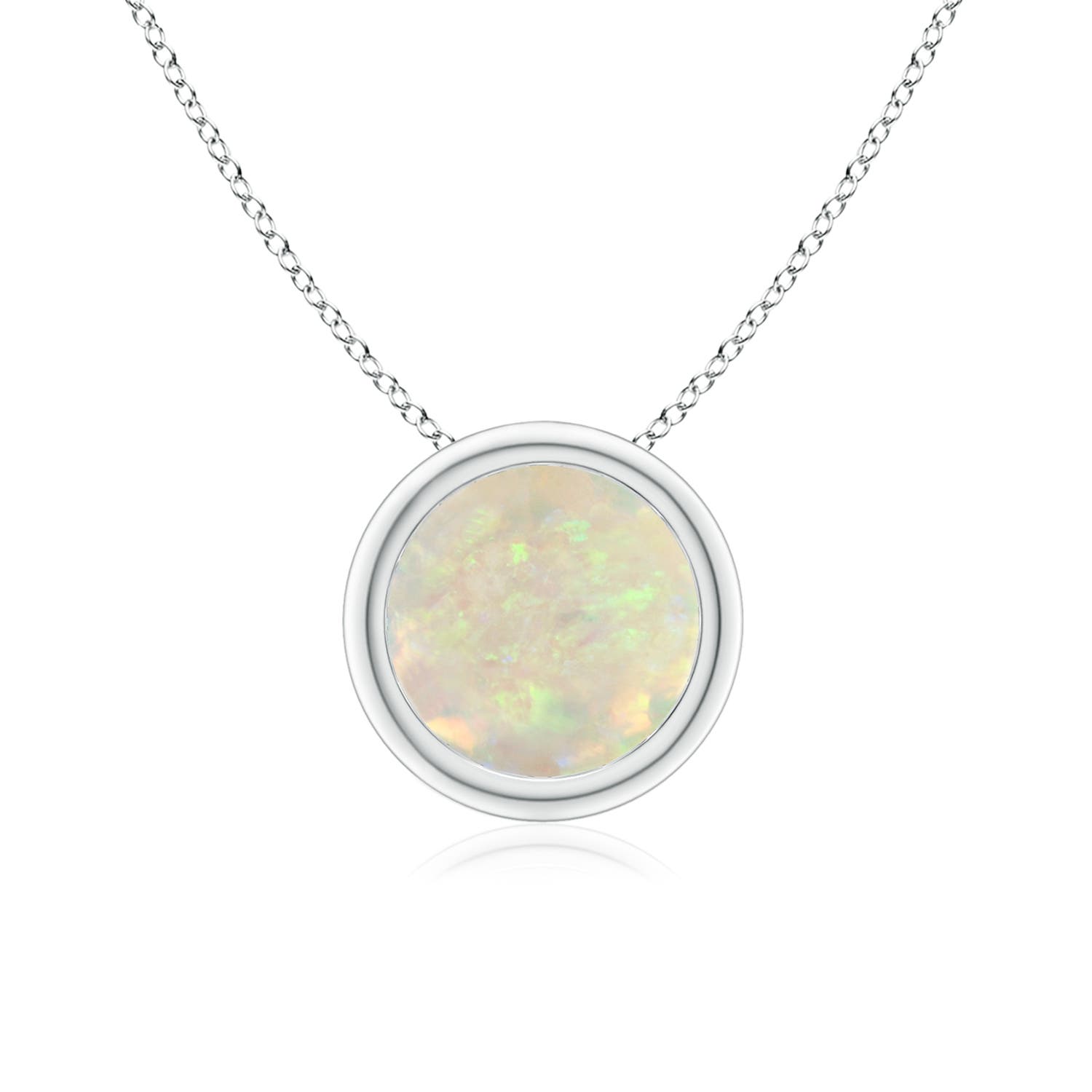 AAA - Opal / 0.75 CT / 14 KT White Gold