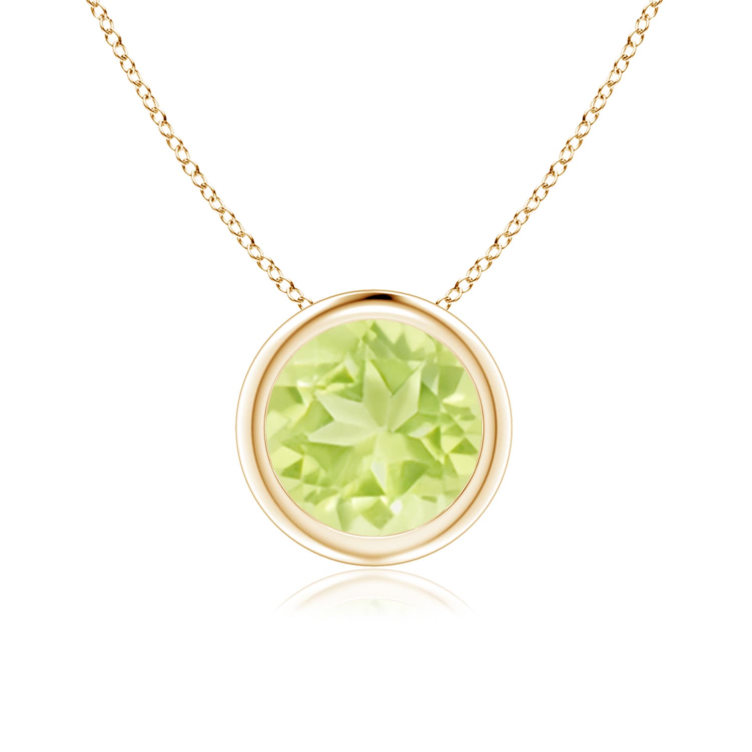 A - Peridot / 1.4 CT / 14 KT Yellow Gold