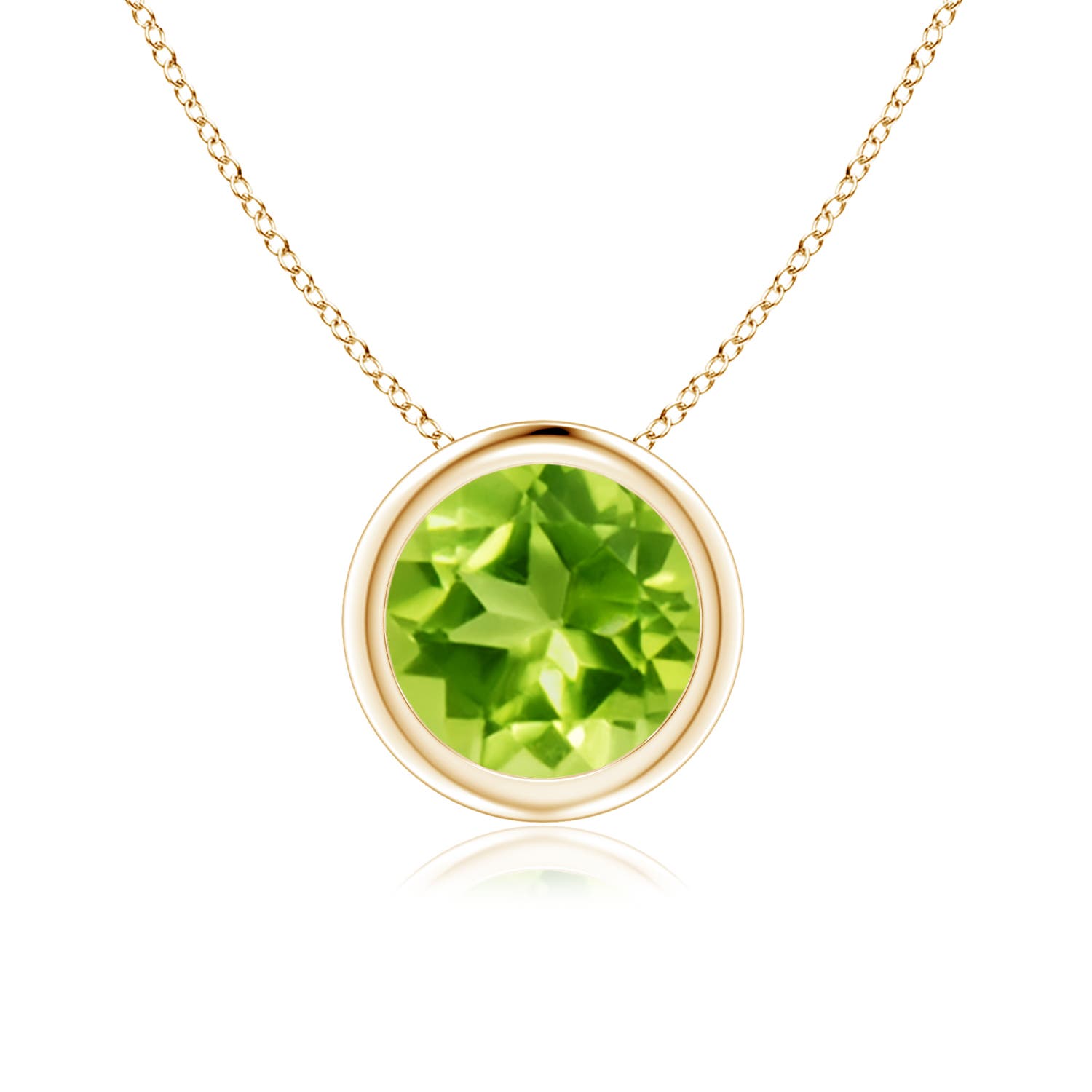 AAA - Peridot / 1.4 CT / 14 KT Yellow Gold