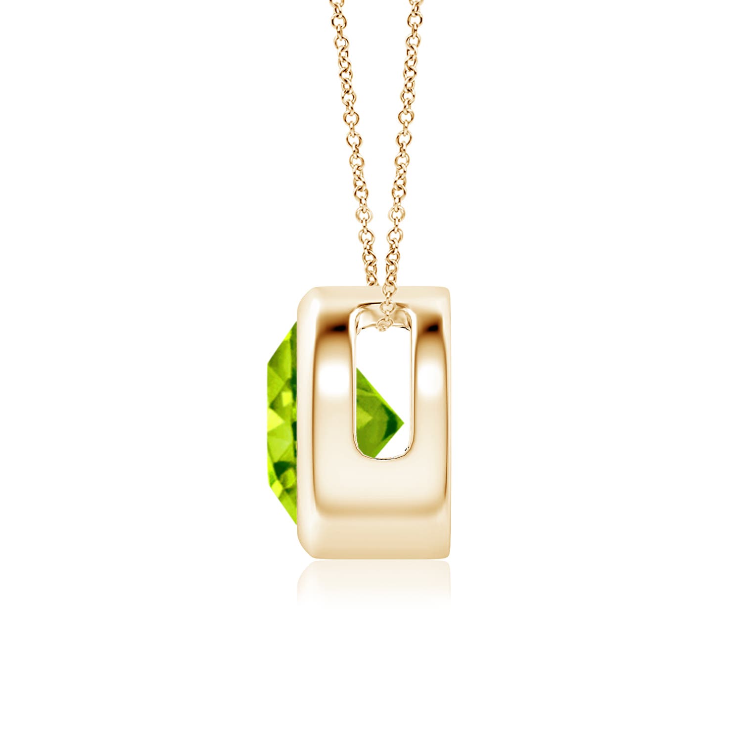 AAA - Peridot / 1.4 CT / 14 KT Yellow Gold