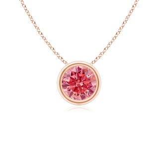 Round Fancy Intense, VS2 Pink Diamond