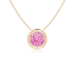 Stackables Yellow Gold Pink Sapphire Necklaces & Pendants