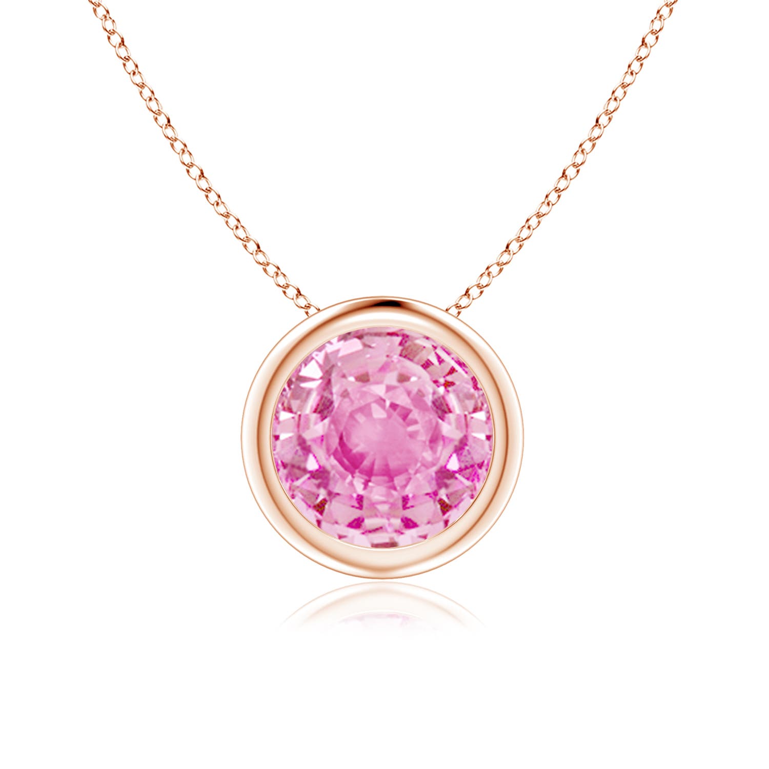 A - Pink Sapphire / 1.6 CT / 14 KT Rose Gold