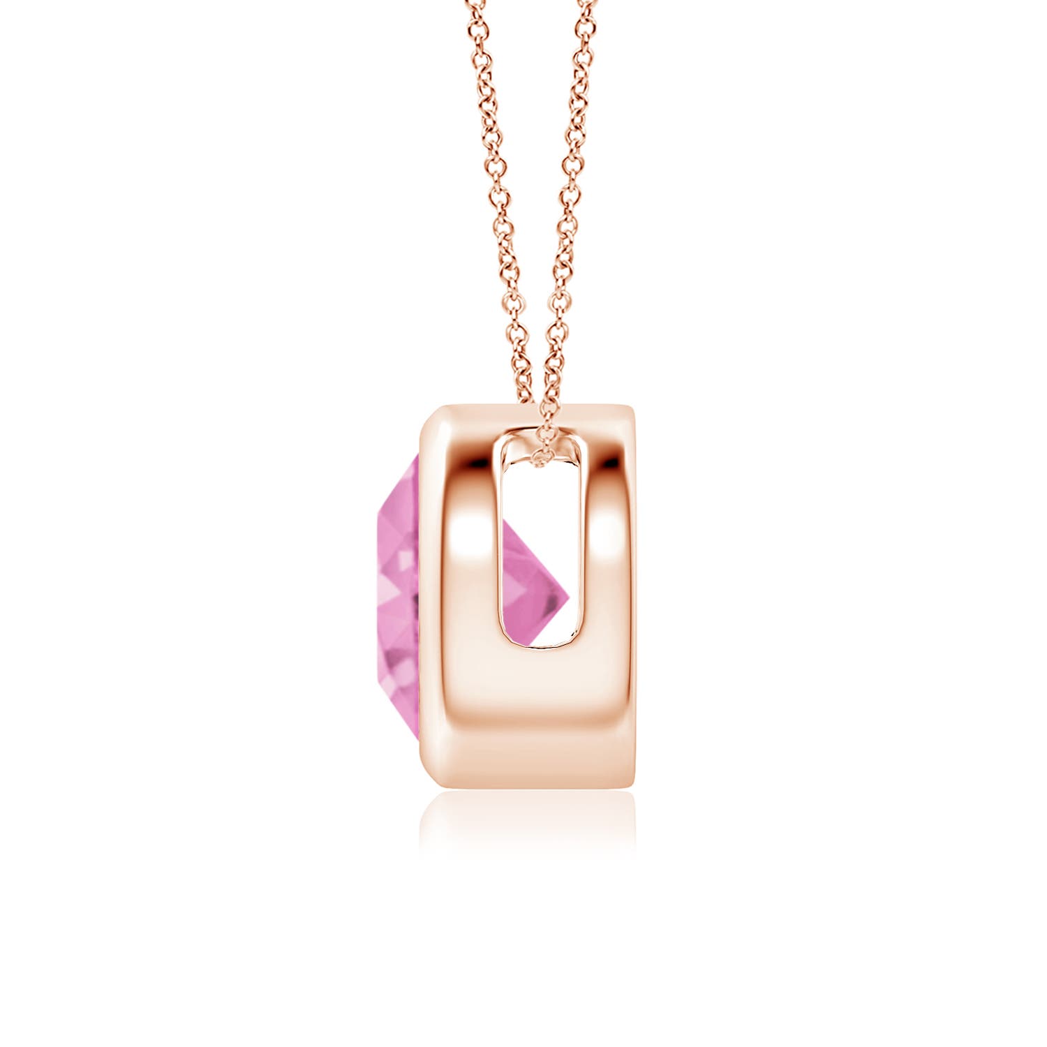 A - Pink Sapphire / 1.6 CT / 14 KT Rose Gold