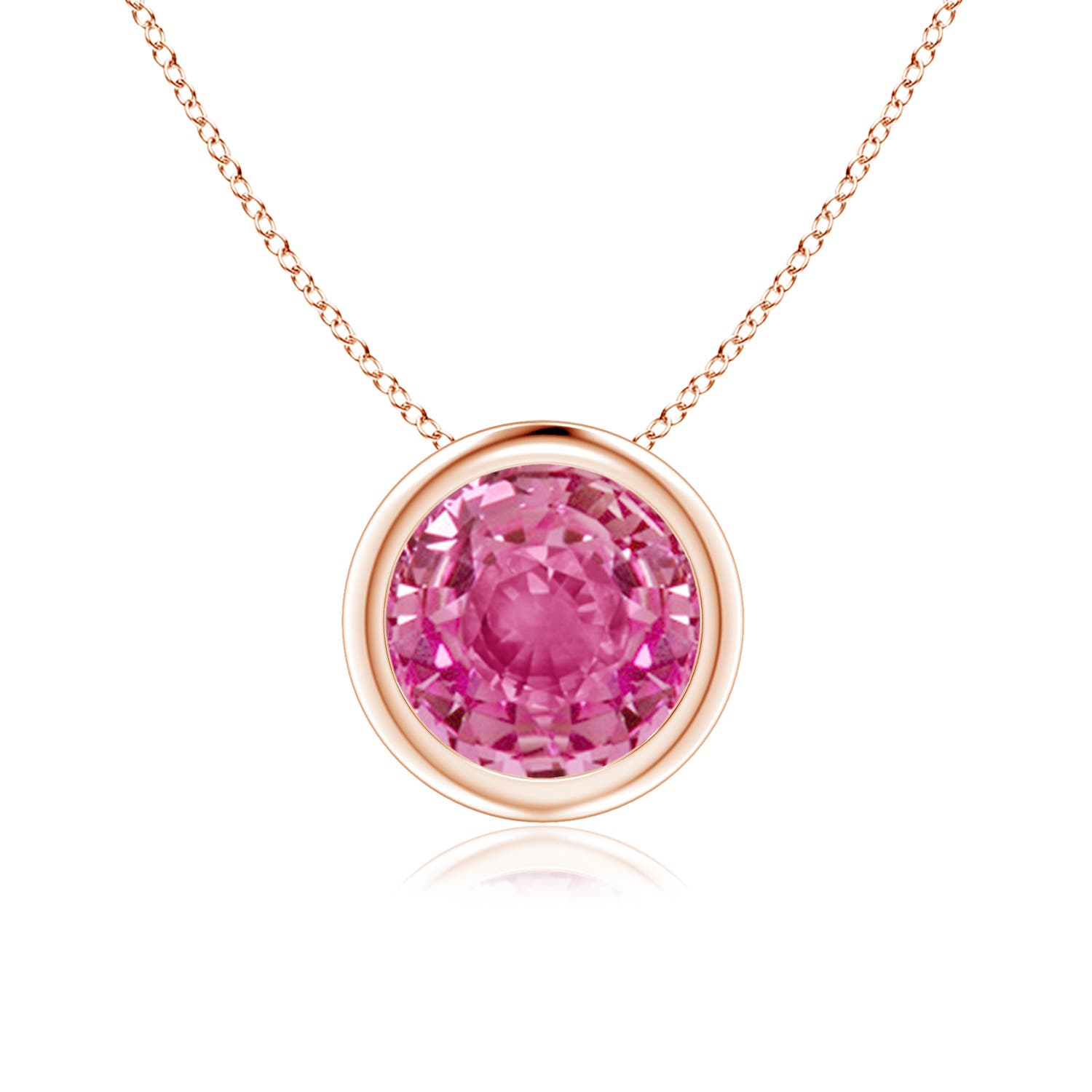 AAA - Pink Sapphire / 1.6 CT / 14 KT Rose Gold