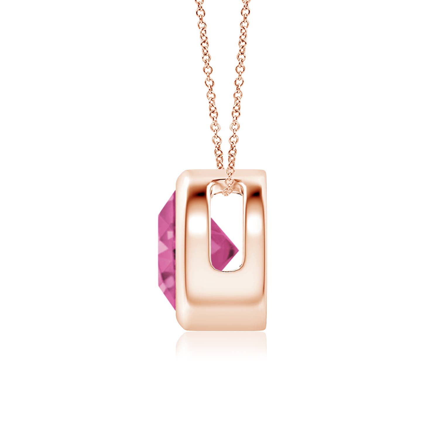 AAAA - Pink Sapphire / 1.6 CT / 14 KT Rose Gold