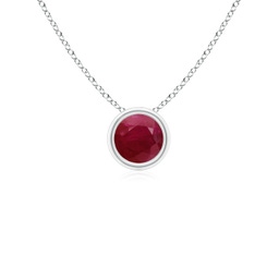 Pendants White Gold Ruby Necklaces & Pendants