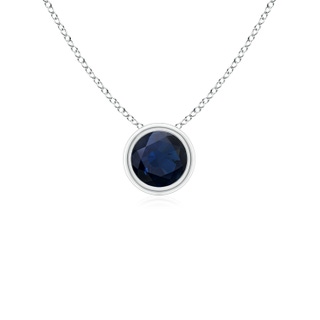 Round A Blue Sapphire