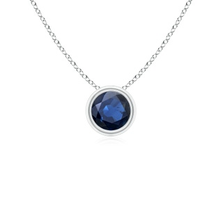 Round AA Blue Sapphire