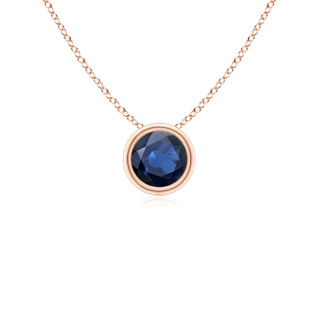 Round AA Blue Sapphire