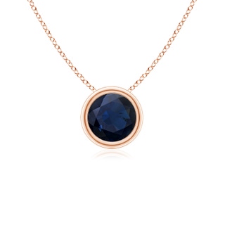 Round A Blue Sapphire