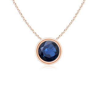 Round AA Blue Sapphire