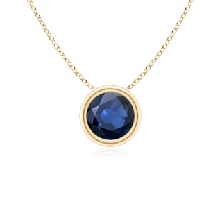 Round AA Blue Sapphire