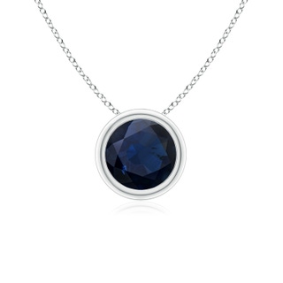 Round A Blue Sapphire