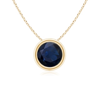 Round A Blue Sapphire
