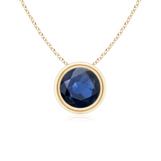Round AA Blue Sapphire