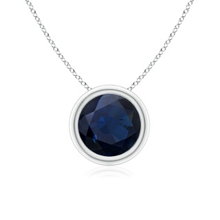 Round A Blue Sapphire
