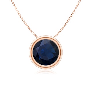 Round A Blue Sapphire