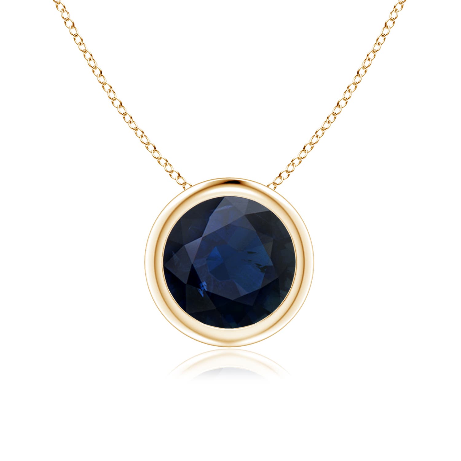 A - Blue Sapphire / 1.6 CT / 14 KT Yellow Gold