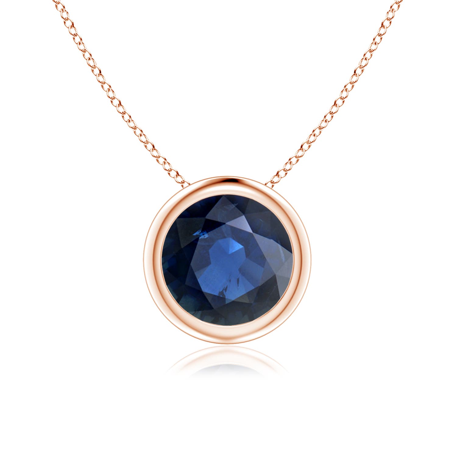 AA - Blue Sapphire / 1.6 CT / 14 KT Rose Gold