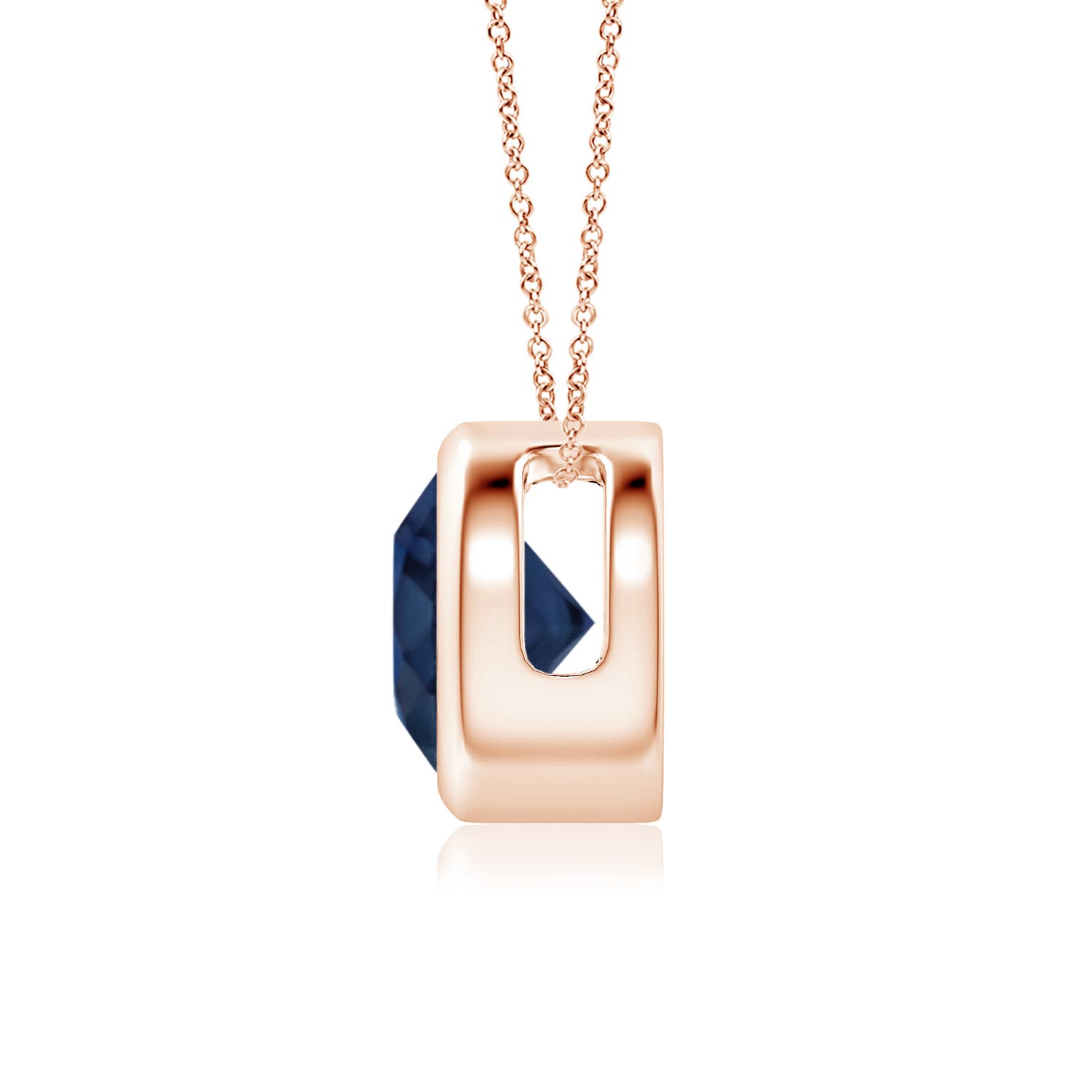 AA - Blue Sapphire / 1.6 CT / 14 KT Rose Gold