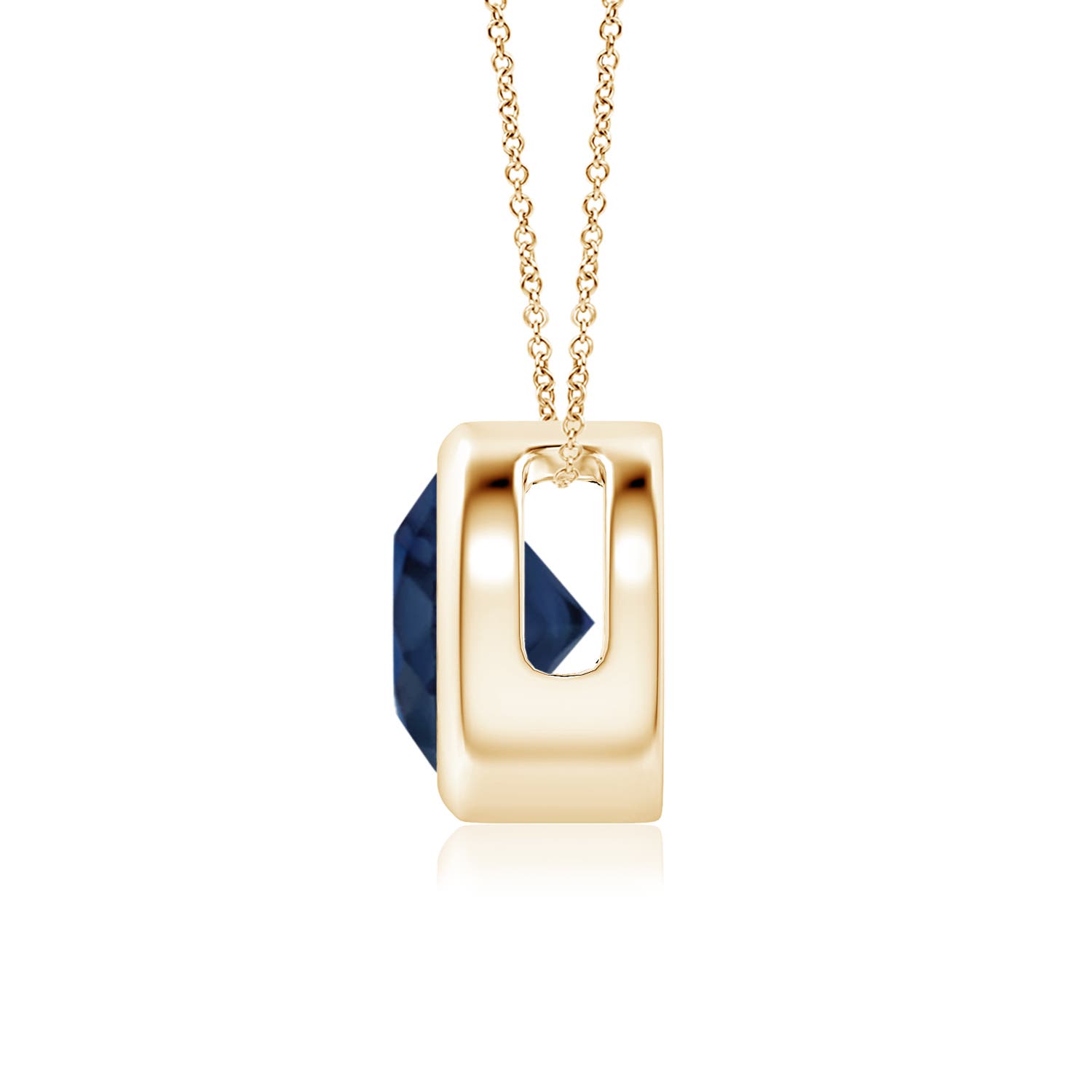 AA - Blue Sapphire / 1.6 CT / 14 KT Yellow Gold