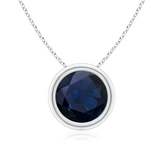Round A Blue Sapphire