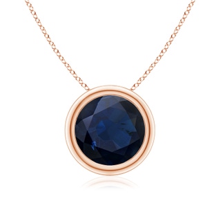 Round A Blue Sapphire