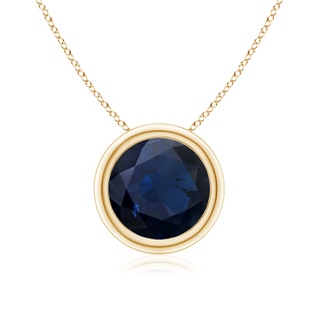 Round A Blue Sapphire