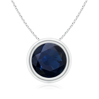 Round A Blue Sapphire